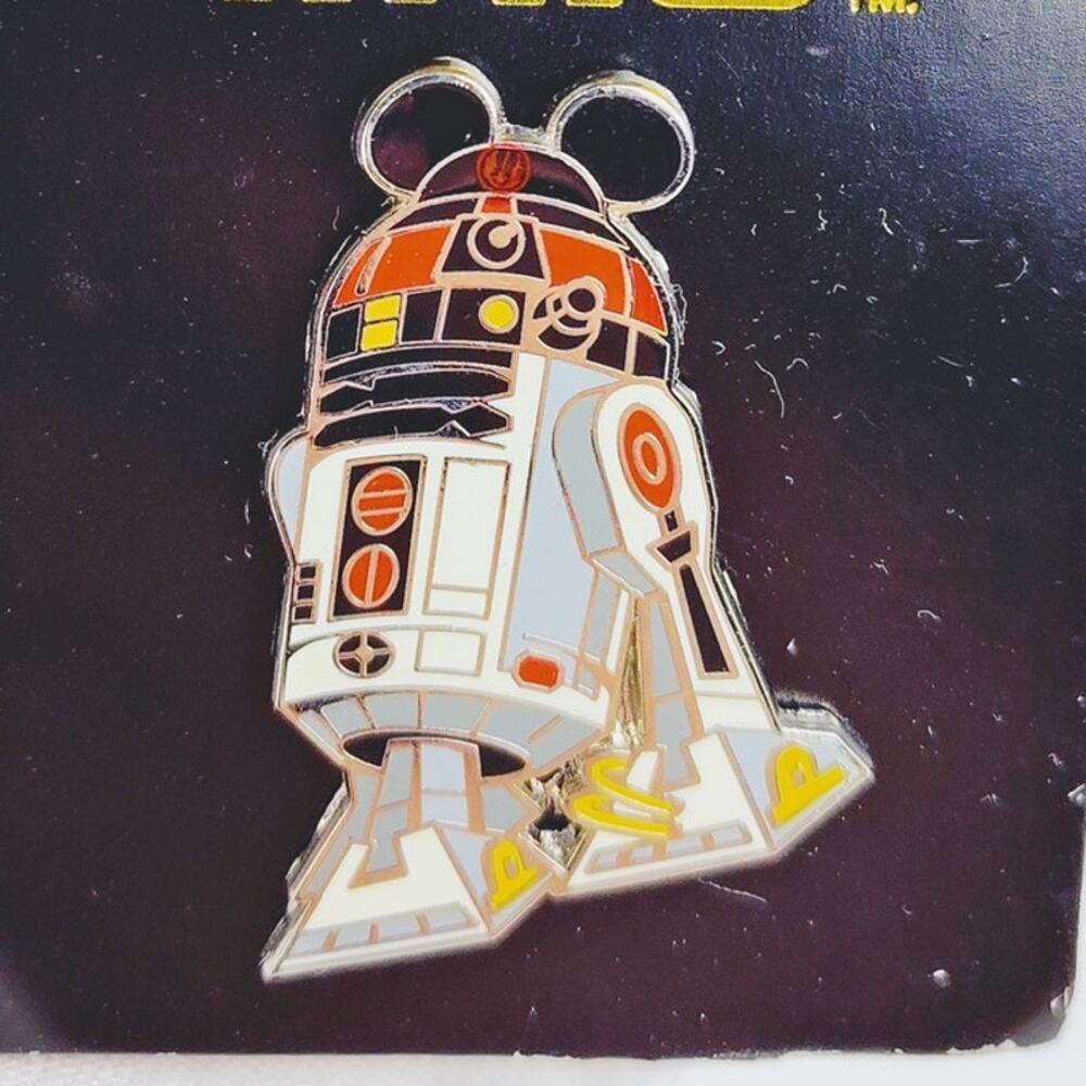 Disney Trading Pin Star Wars R2-MK Mickey Ear Hat 2010 NIP - Picture 2 of 8